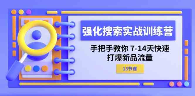强化搜索实战训练营，手把手教你7-14天快速打爆新品流量（13节课）-项目网站