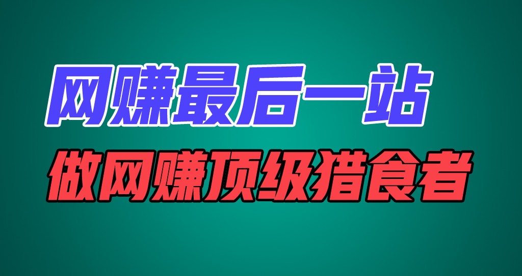 网赚最后一站，卖项目，做网赚顶级猎食者-项目网站