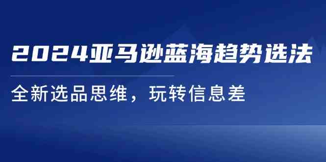 2024亚马逊蓝海趋势选法，全新选品思维，玩转信息差-项目网站