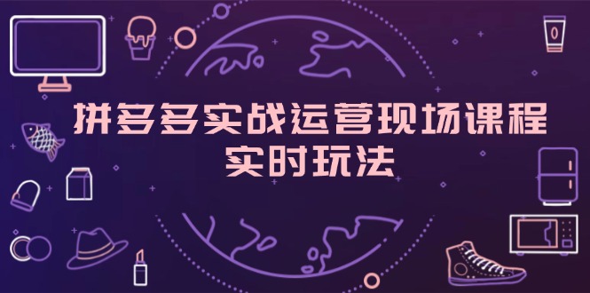 （11759期）拼多多实战运营现场课程，实时玩法，爆款打造，选品、规则解析-项目网站