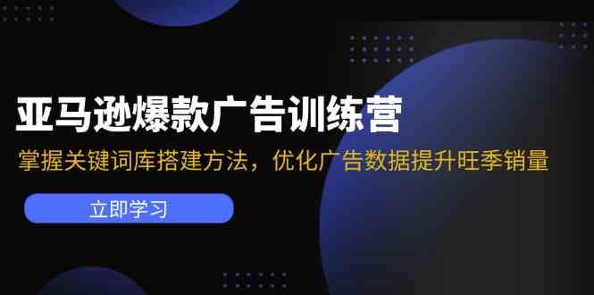 亚马逊爆款广告训练营：掌握关键词库搭建方法，优化广告数据提升旺季销量-项目网站