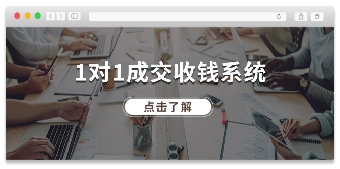 （11936期）1对1成交 收钱系统，十年专注于引流和成交，全网130万+粉丝-项目网站