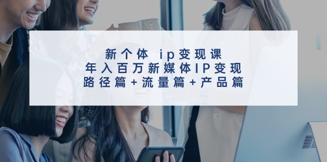 （11971期）新个体 ip变现课，年入百万新媒体IP变现，路径篇+流量篇+产品篇-项目网站