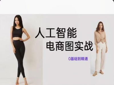 人工智能SD电商图实战，ai绘图0基础到精通-项目网站