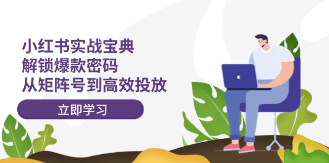 小红书实战宝典：解锁爆款密码，从矩阵号到高效投放-项目网站