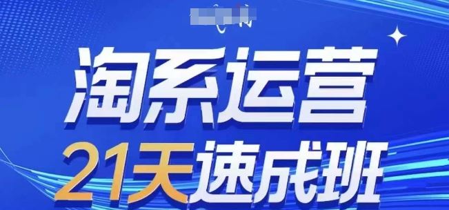 淘系运营21天速成班(更新24年8月)，0基础轻松搞定淘系运营，不做假把式-项目网站