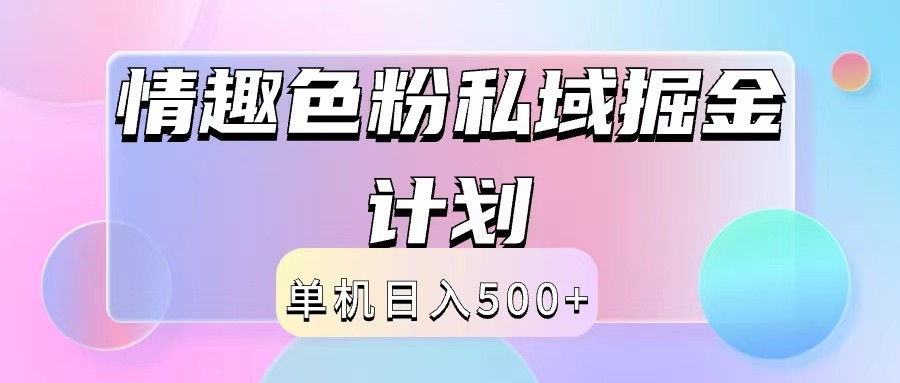 2024情趣色粉私域掘金天花板日入500+后端自动化掘金-项目网站