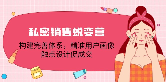 私密销售蜕变营：构建完善体系，精准用户画像，触点设计促成交-项目网站