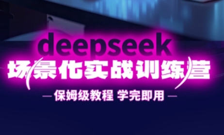 DeepSeek场景化实战训练营，保姆级教程，学完即用，手把手教你用DeepSeek提升效率-项目网站