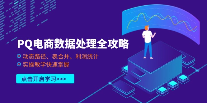 PQ电商数据处理全攻略，动态路径、表合并、利润统计，实操教学快速掌握-项目网站