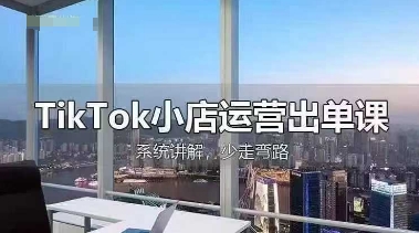 TikTok小店运营出单课，从开店选品、运营出单、发货回款，进行全流程讲解-项目网站