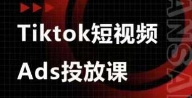 Ads视频投放课，tiktok短视频广告投放课-项目网站