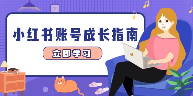 小红书账号成长指南，爆款选题+精准定位+数据分析，系统提升账号变现能力-项目网站