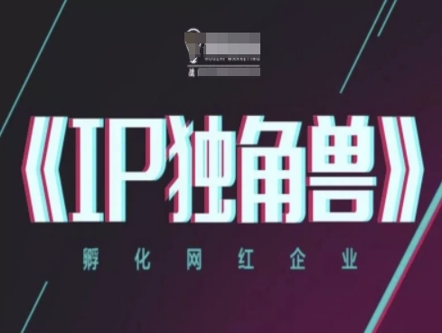 IP独角兽，孵化网红企业，ip教程-项目网站