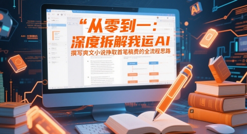 从零到一：深度拆解我运用AI撰写爽文小说挣取首笔稿费的全流程思路-项目网站