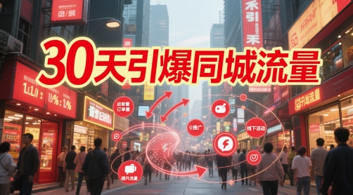 30天引爆同城流量：团购篇 认知篇 流量篇 来客篇 达人篇 老板人设IP篇 投流篇-项目网站