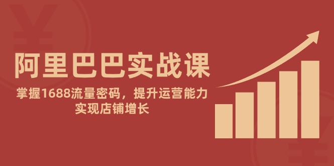 阿里巴巴实战课：掌握1688流量密码，提升运营能力，实现店铺增长-项目网站