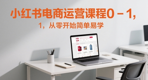 小红书电商运营课程0-1，从零开始简单易学-项目网站