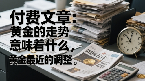 付费文章：黄金的走势意味着什么，如何看待黄金最近的调整-项目网站