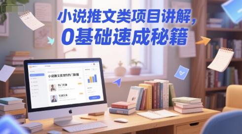 小说推文类项目讲解，0 基础速成秘籍-项目网站